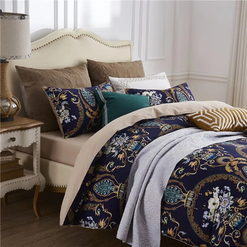 Kenza Egyptian Cotton Duvet Cover Set