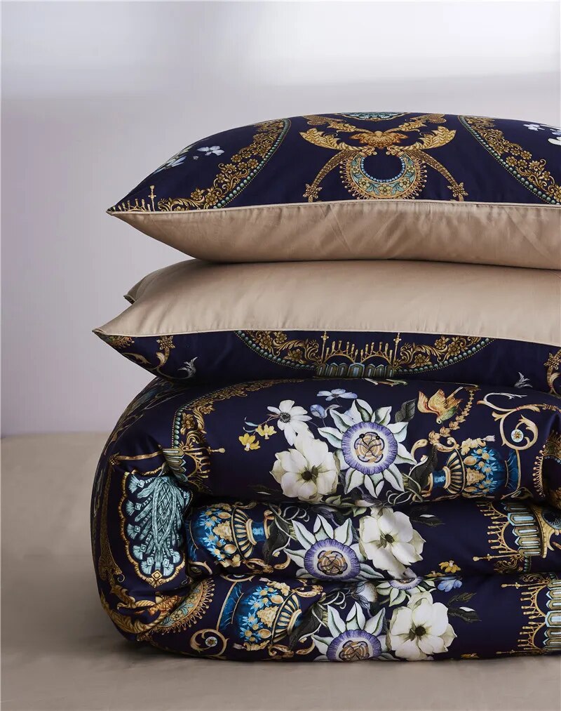 Kenza Egyptian Cotton Duvet Cover Set