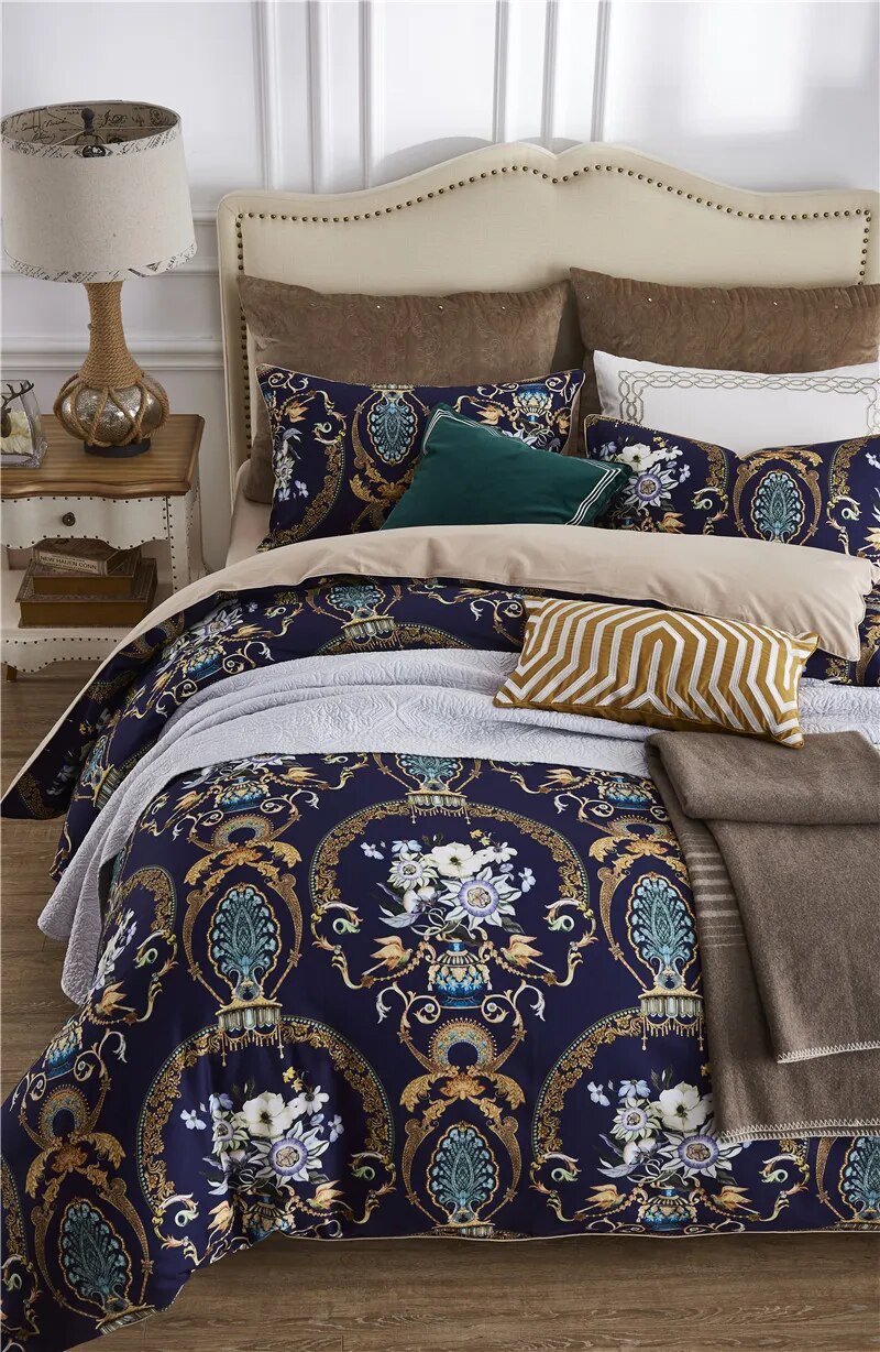 Kenza Egyptian Cotton Duvet Cover Set