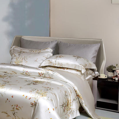 Elvira Luxury Pure Mulberry Silk Bedding Set