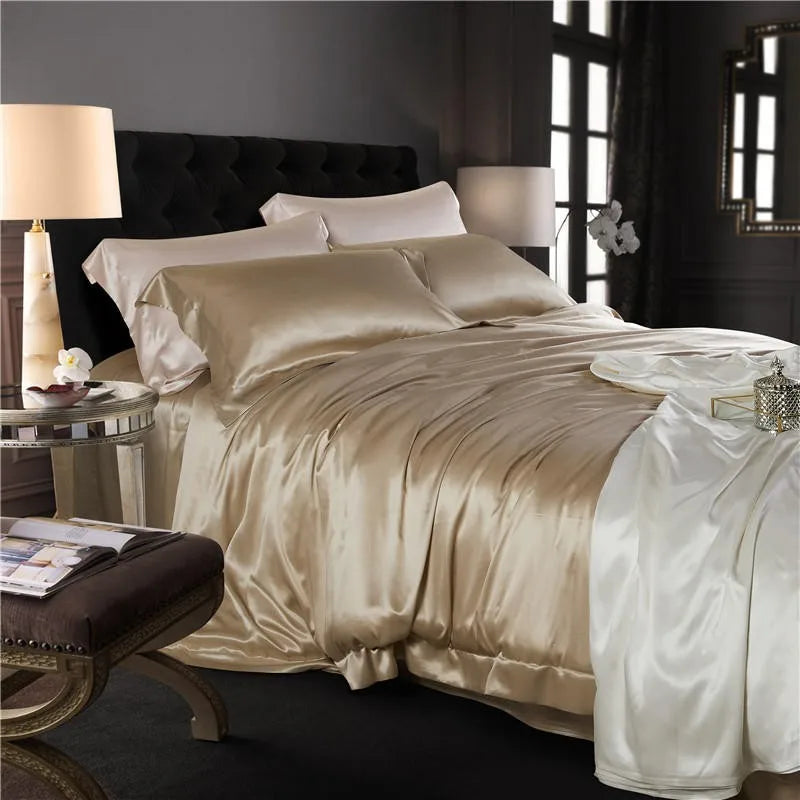 Grace Luxury Pure Mulberry Silk Bedding Set